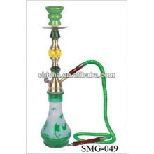 crystal hookah with real golden glass